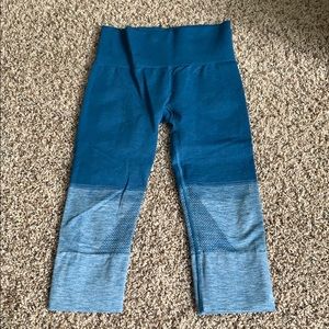 Blue shades lulu lemon leggings